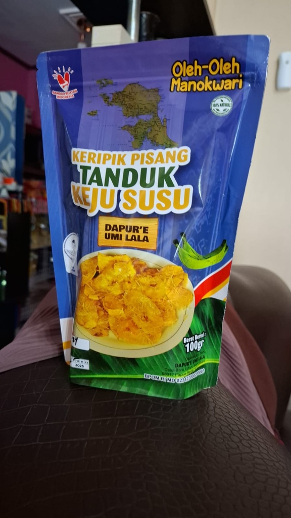 Keripik Pisang Tanduk Keju Susu